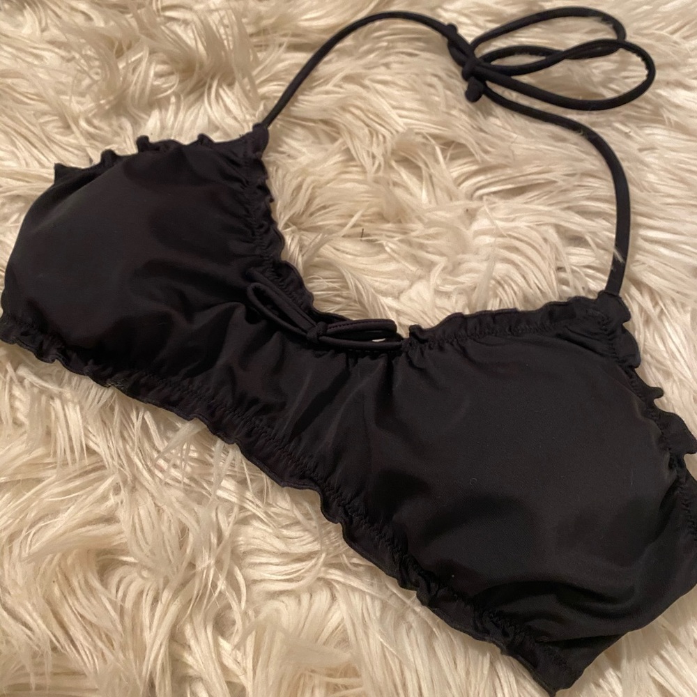 Victoria’s Secret Bathing Suit Top- Black M